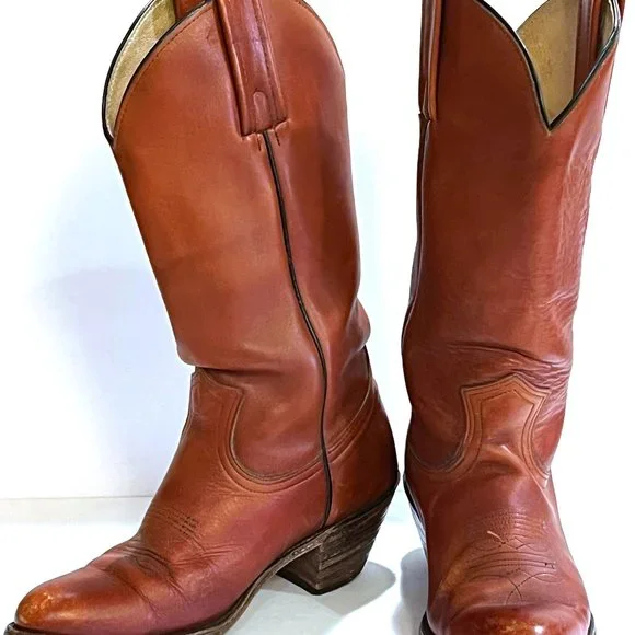 Frye Mens Cowboy Boots Size Frye Shoes Frye Mens 2356 Cognac